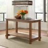 Hathaway Nailhead Counter Height Dining Table Driftwood - Buylateral