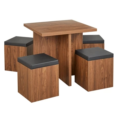 5pc Howard Dining Set With Storage Ottoman - Buylateral - Image 9