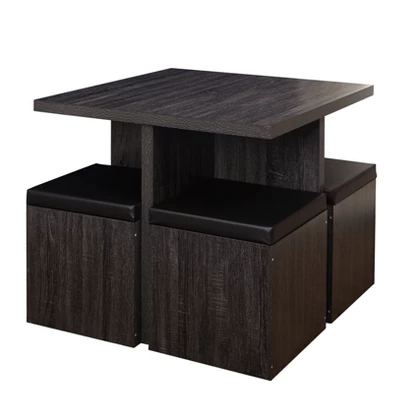 5pc Howard Dining Set With Storage Ottoman - Buylateral - Image 2