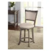 French Country Swivel Counter Height Barstool - Buylateral