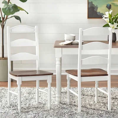 7Pc Skipton Dining Set White/Walnut - Buylateral - Image 3