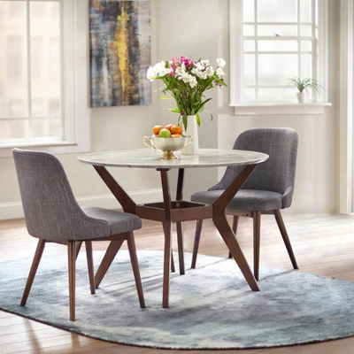 Set Of 2 Saville Dining Chairs Gray - Buylateral - Image 2