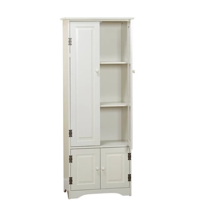 Extra Tall Antique Cabinet White - Buylateral - Image 4