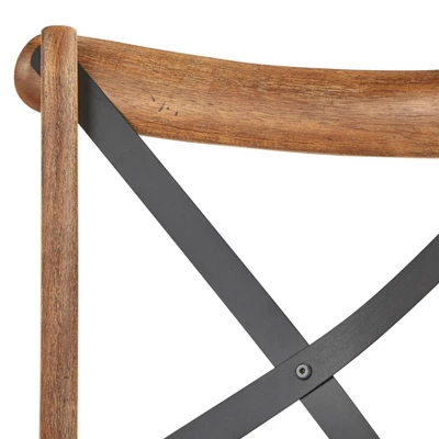 Set Of 2 Constance Cross Back Dining Chairs - Buylateral - Image 4