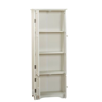 Extra Tall Antique Cabinet White - Buylateral - Image 5
