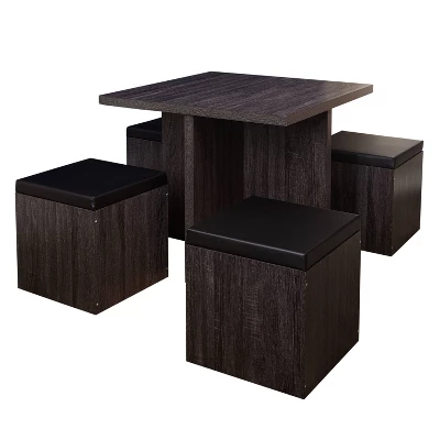 5pc Howard Dining Set With Storage Ottoman - Buylateral - Image 7