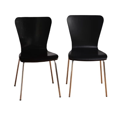 Set Of 2 Pisa Modern Bentwood Dining Chairs - Buylateral - Image 5
