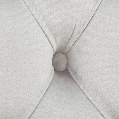 Set Of 2 Portico Tufted High Back Velvet Dining Chairs Gray - Buylateral - Image 3