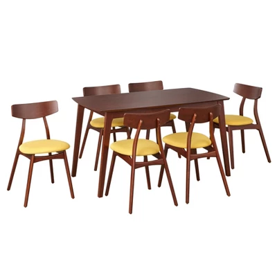 7pc Archer Rectangular Dining Set - Buylateral - Image 6