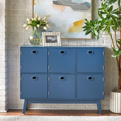 Jamie Storage Cabinet Blue - Buylateral