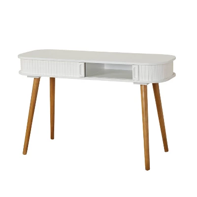 Edie Desk - White/Walnut - Buylateral - Image 3