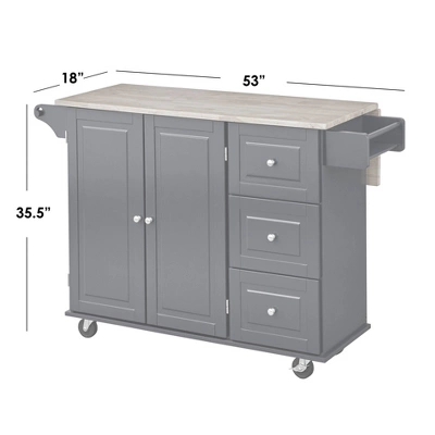 Aspen Kitchen Cart - Buylateral - Image 4