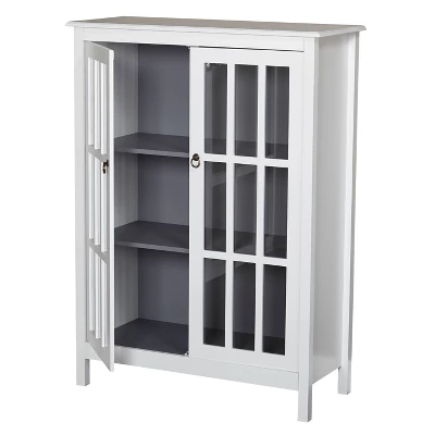 Portland Tall Cabinet White/Gray - Buylateral - Image 3