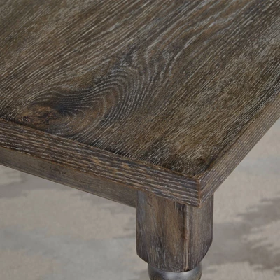 Burntwood Dining Bench Gray - Buylateral - Image 3