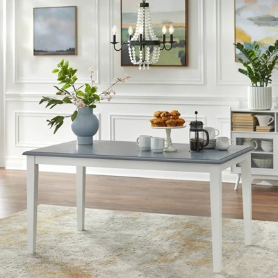Helena Dining Table White/Gray - Buylateral