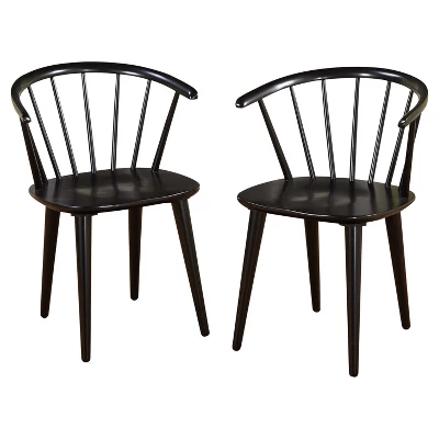 Set Of 2 Florence Contemporary Windsor Dining Chairs - Buylateral - Image 4