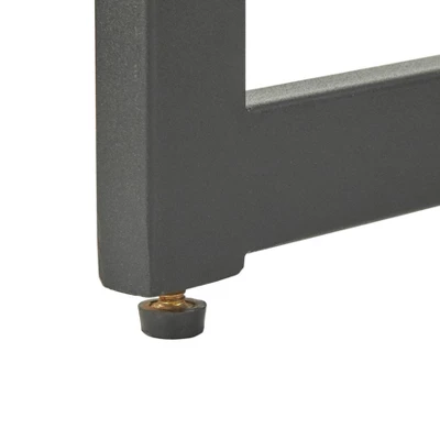 Vermillion Desk With Hutch Black/Gray - Buylateral - Image 3