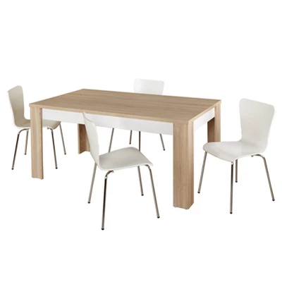 Mandy Dining Set Natural/White - Buylateral - Image 5