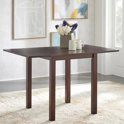 Austin Drop Leaf Extendable Dining Table Wood/Espresso - Buylateral - Image 3