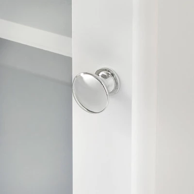 Dublin Bar Cabinet With Sliding Glass Doors White - Buylateral - Image 7