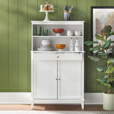 Farmhouse Buffet And Hutch White - Buylateral - Image 3