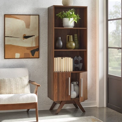 71" Ashfield Bookshelf Walnut - Buylateral - Image 2