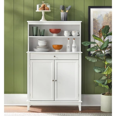 Farmhouse Buffet And Hutch White - Buylateral