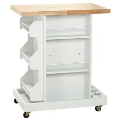 Hampton Kitchen Cart White - Buylateral