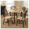 5pc Double Drop Leaf Dining Set Wood - Buylateral