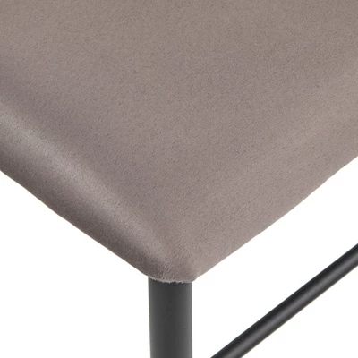 5pc Liv Rectangular Dining Set Black/Gray - Buylateral - Image 3