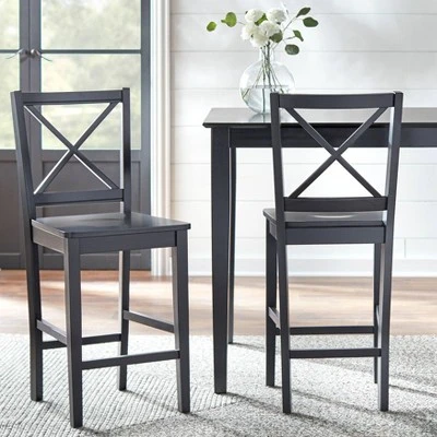Set Of 2 24" Virginia Counter Height Barstools - Buylateral - Image 3