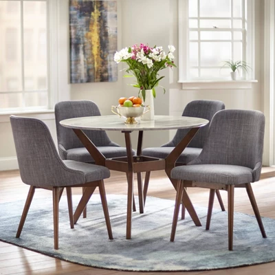 Set Of 2 Saville Dining Chairs Gray - Buylateral - Image 3