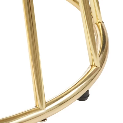 Marsai Round Dining Table White/Gold - Buylateral - Image 3