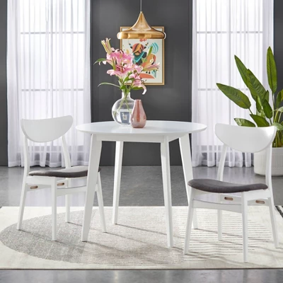 Set Of 2 Tania Dining Chairs White - Buylateral - Image 2